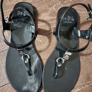 Coach jelly sandals in size 37